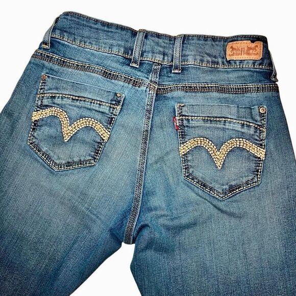 Levi’s 529 Curvy Skinny Leg Jeans in Blue Wash Women’s 8/29 - Picture 1 of 9